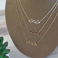 Roll With It Wave Pendant Necklace-Lemons and Limes Boutique