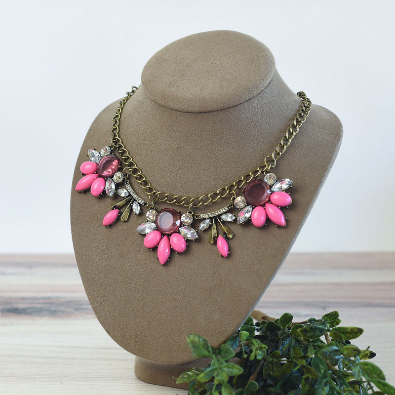 Jeannie Statement Necklace--Lemons and Limes Boutique