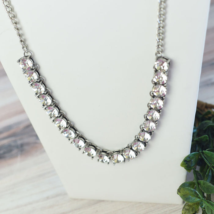 Adelaide Rhinestone Statement Necklace-Lemons and Limes Boutique