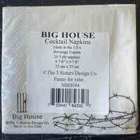 Big House Cocktail Napkins, Penny for your thoughts...-Lemons and Limes Boutique