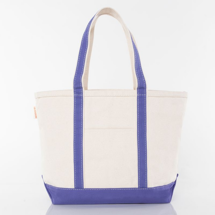 Medium Canvas Tote in Violet