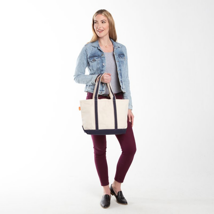 Medium Canvas Tote in Violet