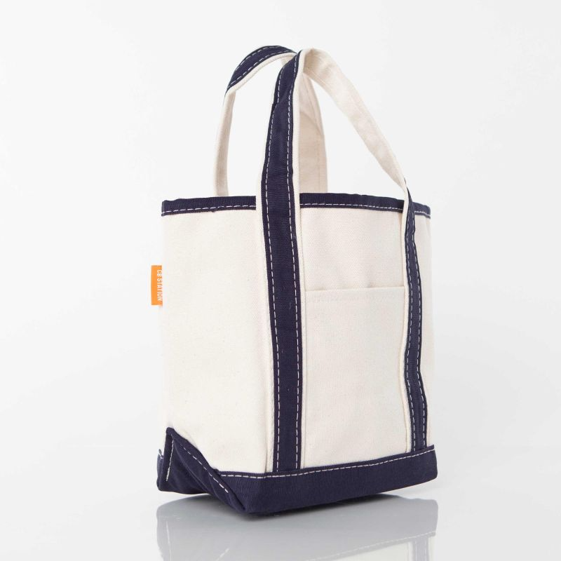 Handy Open Top Tote in Navy