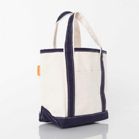 Handy Open Top Tote in Navy