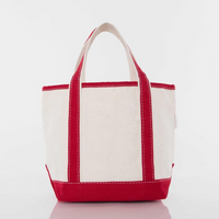 Handy Open Top Tote in Red