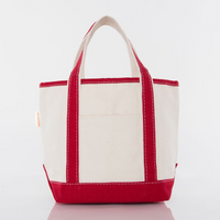 Handy Open Top Tote in Red