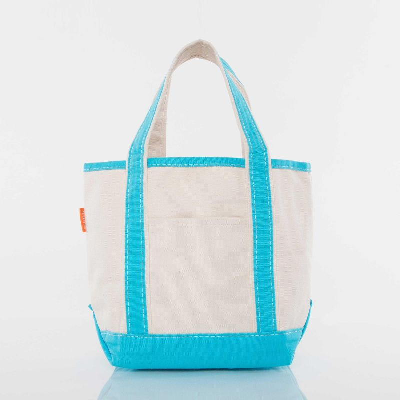 Handy Open Top Tote in Turquoise