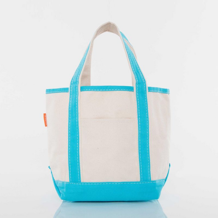Handy Open Top Tote in Turquoise