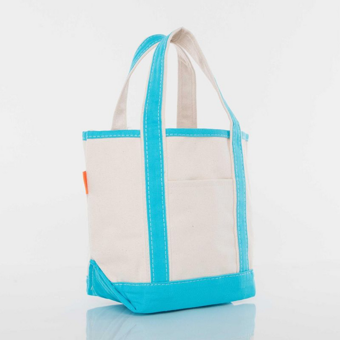 Handy Open Top Tote in Turquoise
