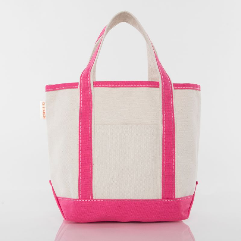 Handy Open Top Tote in Hot Pink