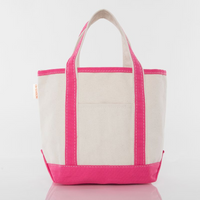 Handy Open Top Tote in Hot Pink