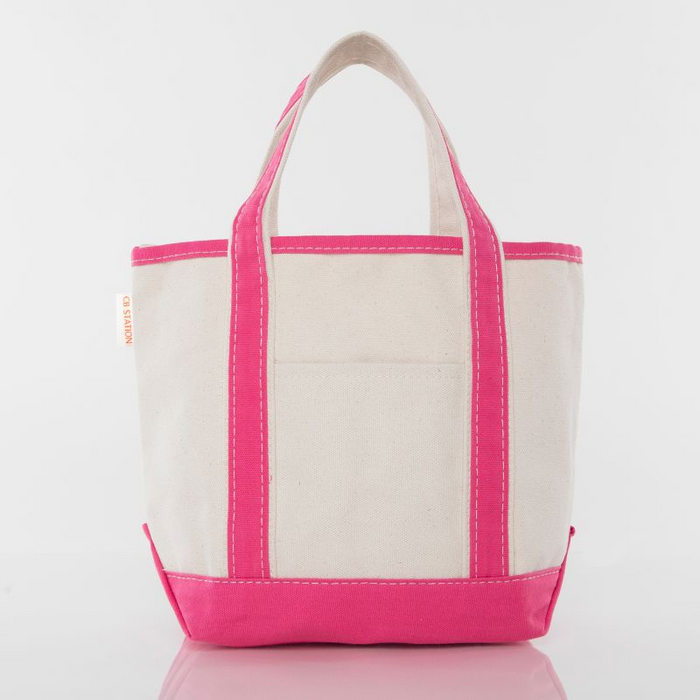 Handy Open Top Tote in Hot Pink