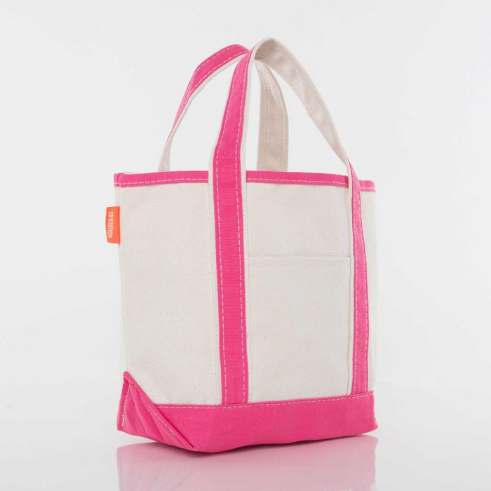 Handy Open Top Tote in Hot Pink