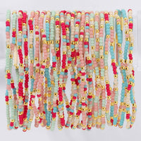 Stretch Seed Bead Bracelets in Assorted Colors