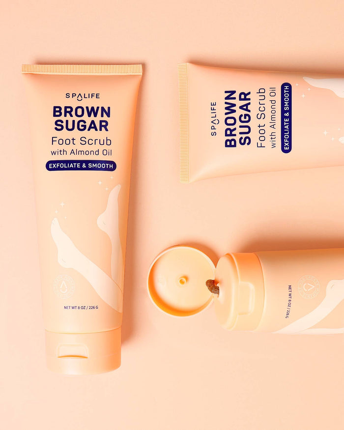 Brown Sugar Exfoliating Foot Scrub 8.2 oz-Lemons and Limes Boutique