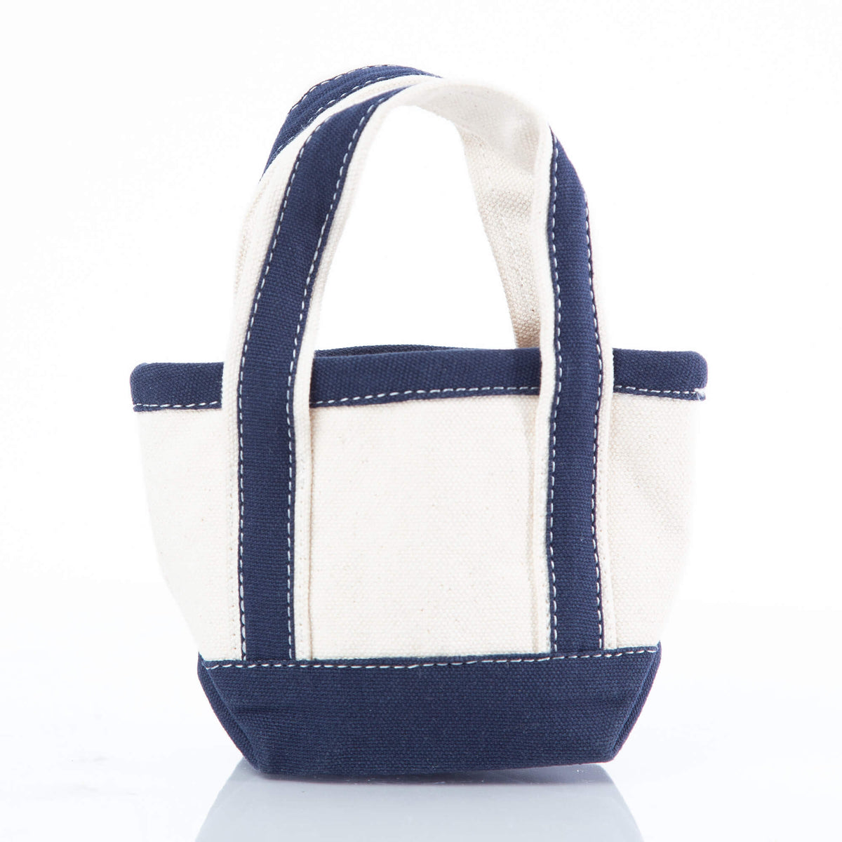 Mini Canvas Tote in Navy