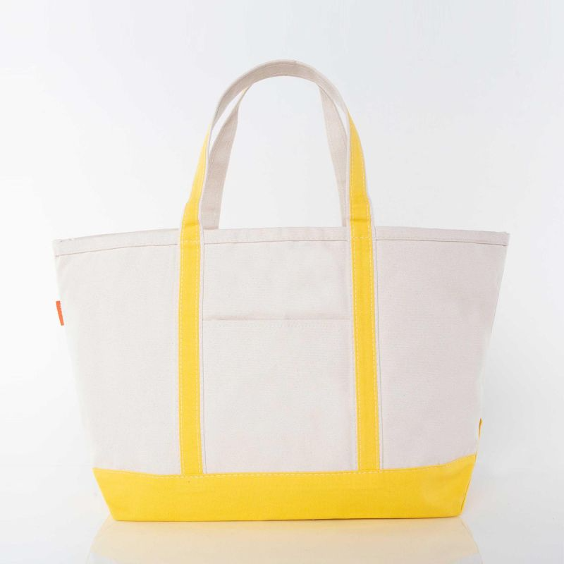 Classic Large Canvas Tote - Yellow