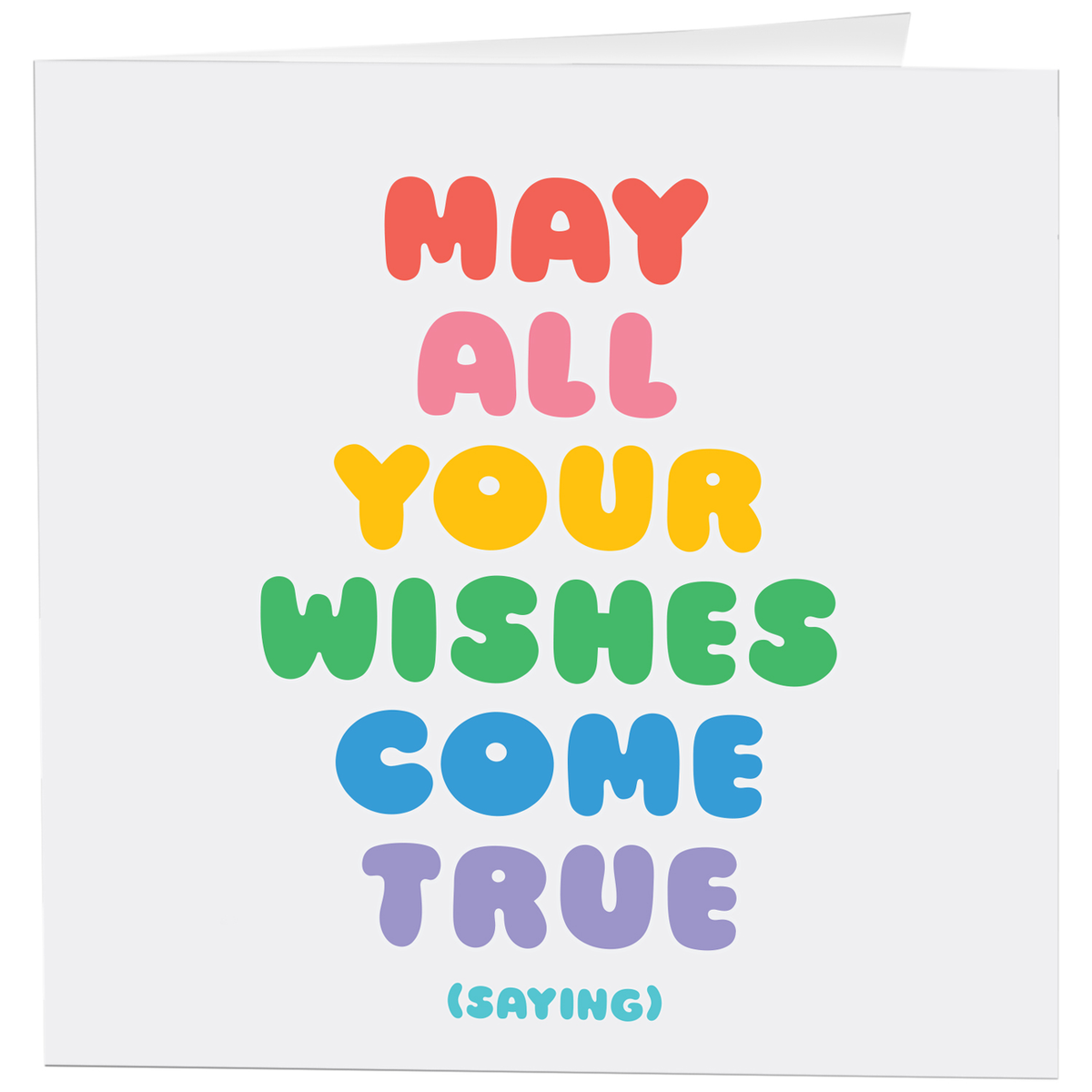 May Your Wishes Come True Birthday Greeting Card-Lemons and Limes Boutique