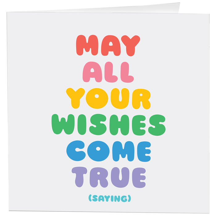 May Your Wishes Come True Birthday Greeting Card-Lemons and Limes Boutique