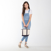 Handy Open Top Tote in Grass Green
