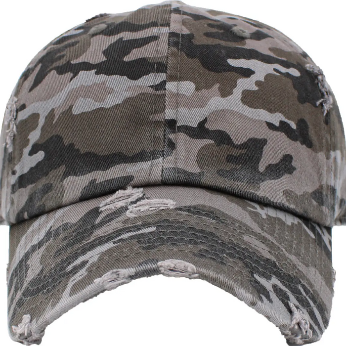 KINGS Hat in Black Camo-Lemons and Limes Boutique