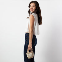 Mini Canvas Tote - Hot Pink