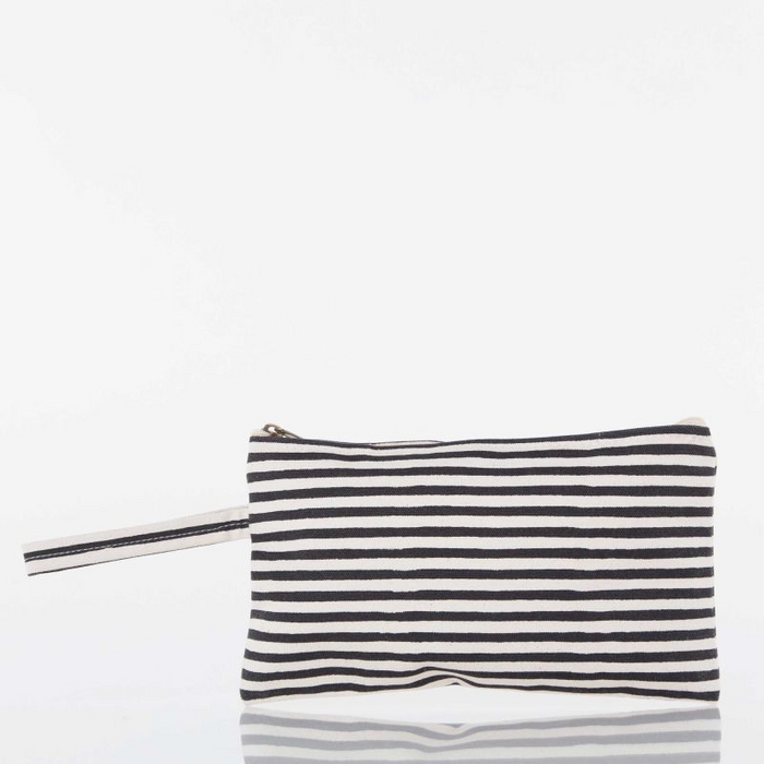 Stipes Clutch in Black and White