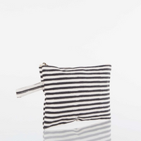Stipes Clutch in Black and White