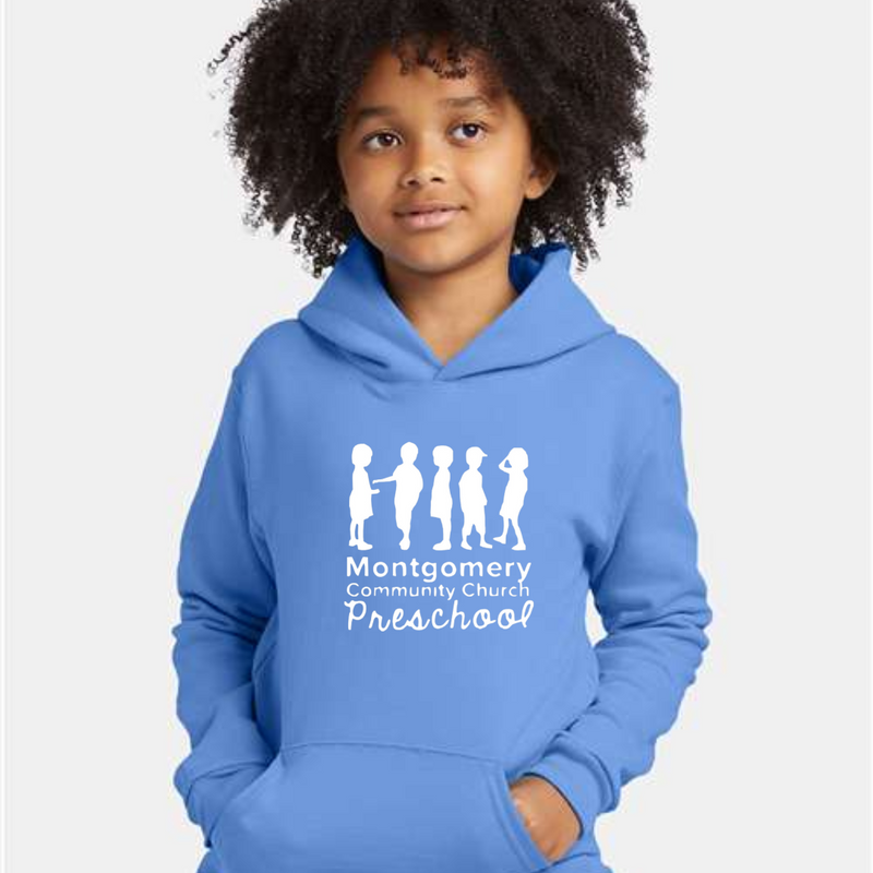 Pre Order MCC Hoodie (School Pick Up Only)-Light Carolina Blue-Youth Small-Lemons and Limes Boutique