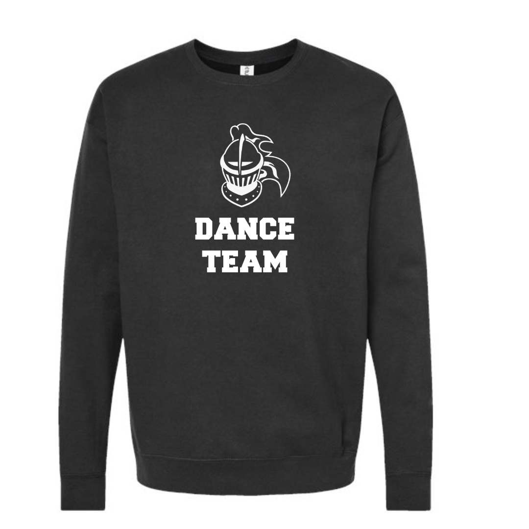 Kings Dance Team with Helmet Black Crewneck - Unisex-Lemons and Limes Boutique