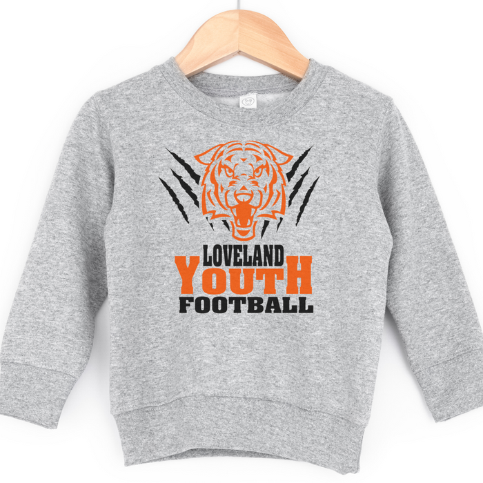 Loveland Youth Football 2 Color 2023 Spiritwear in Youth Options--Lemons and Limes Boutique
