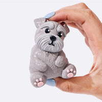 Grey Schnauzer Taba Squishy (3 Week Fulfullment Time)