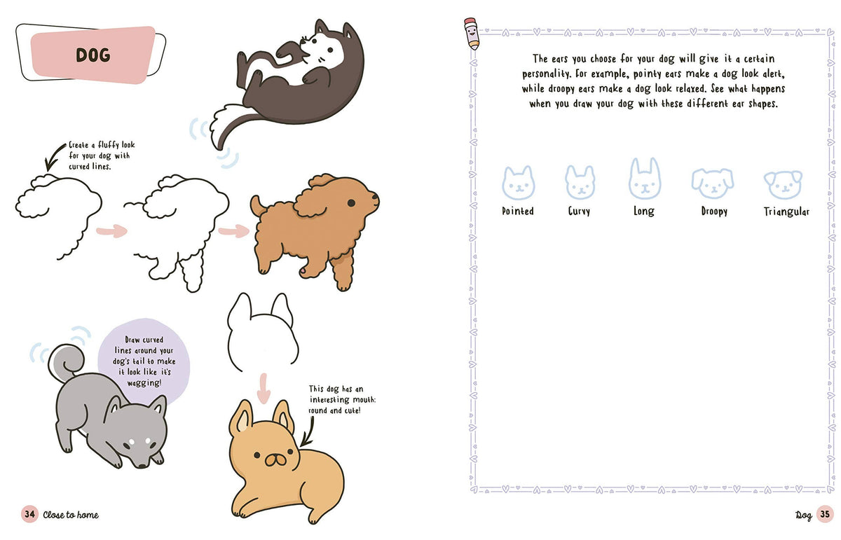 How to Draw Cute Animals by Angela Nguyen--Lemons and Limes Boutique