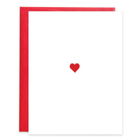 Love Greeting Card - Red Heart