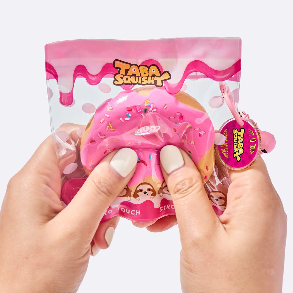 Fuchsia Donut Taba Squishy (3 Week Fulfillment Time)