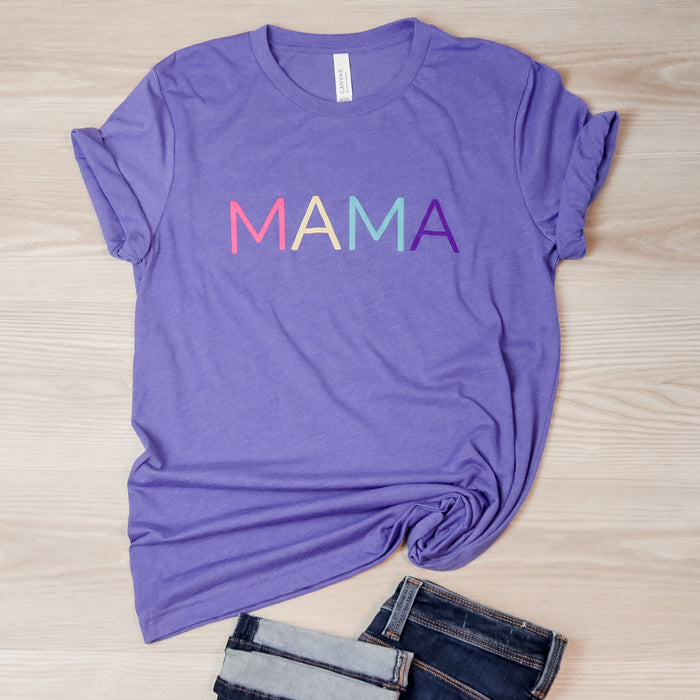 MAMA T-Shirt on Lapis--Lemons and Limes Boutique