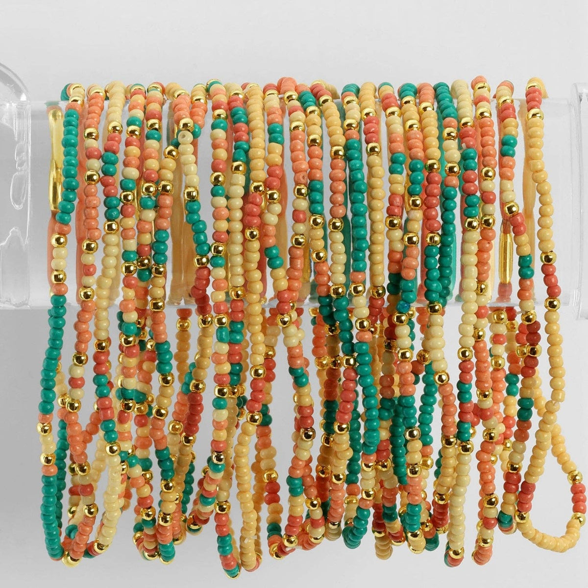 Stretch Seed Bead Bracelets in Assorted Colors