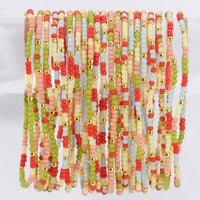 Stretch Seed Bead Bracelets in Assorted Colors