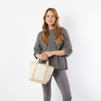 Handy Open Top Tote in Safari