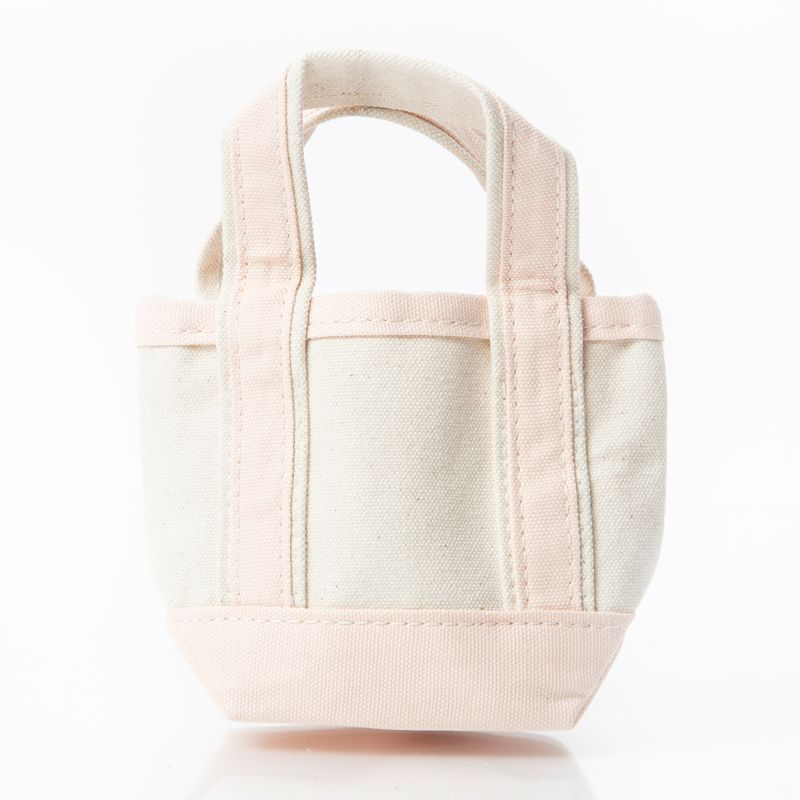 Mini Canvas Tote in Powder Pink