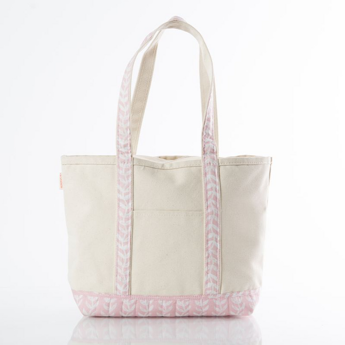 Pink Vine Medium Tote-Lemons and Limes Boutique