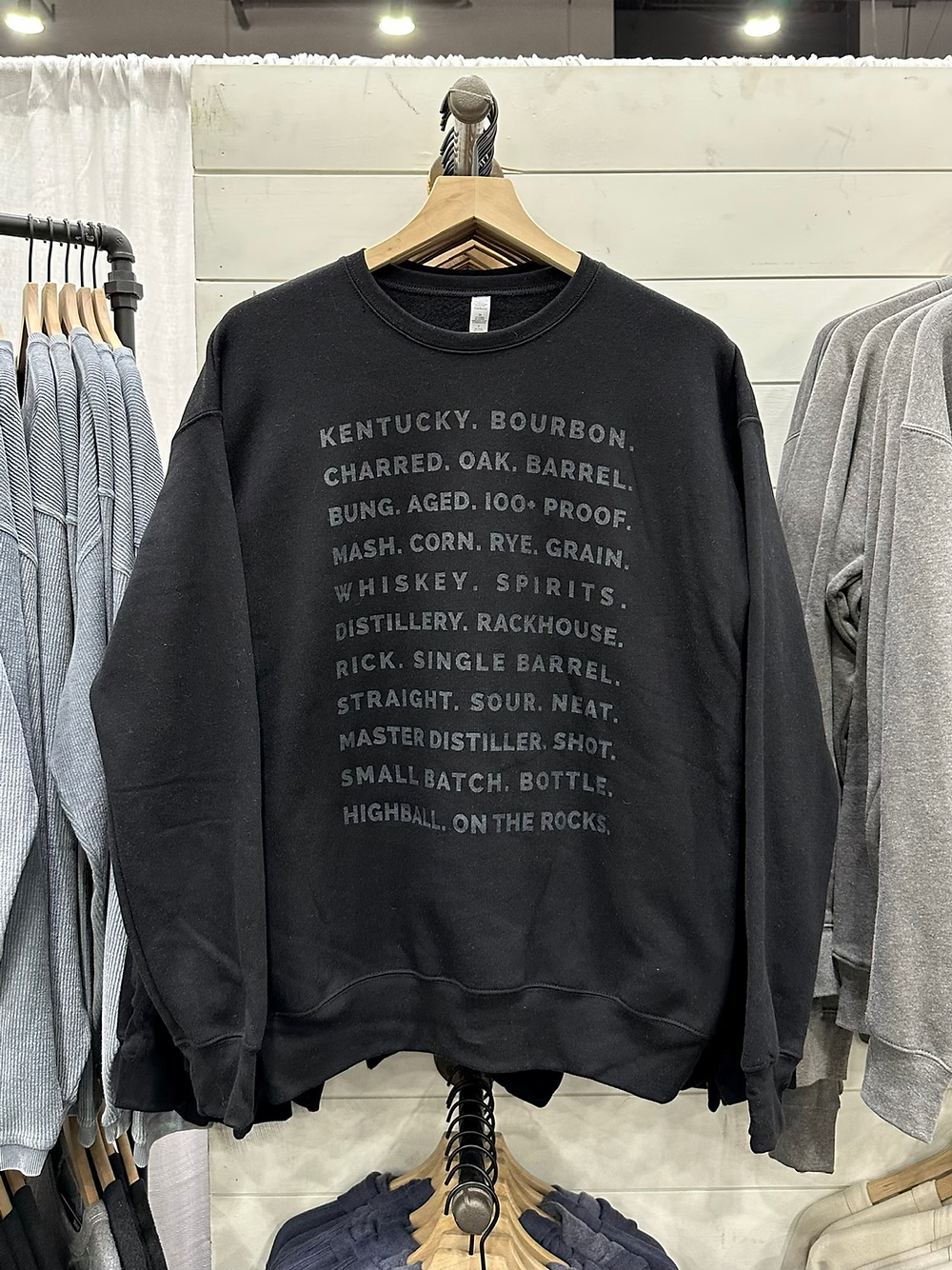 Bourbon Words Crewneck Sweatshirt--Lemons and Limes Boutique