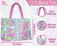 XL Market Shopper in Totally Blossom by Lilly Pulitzer--Lemons and Limes Boutique