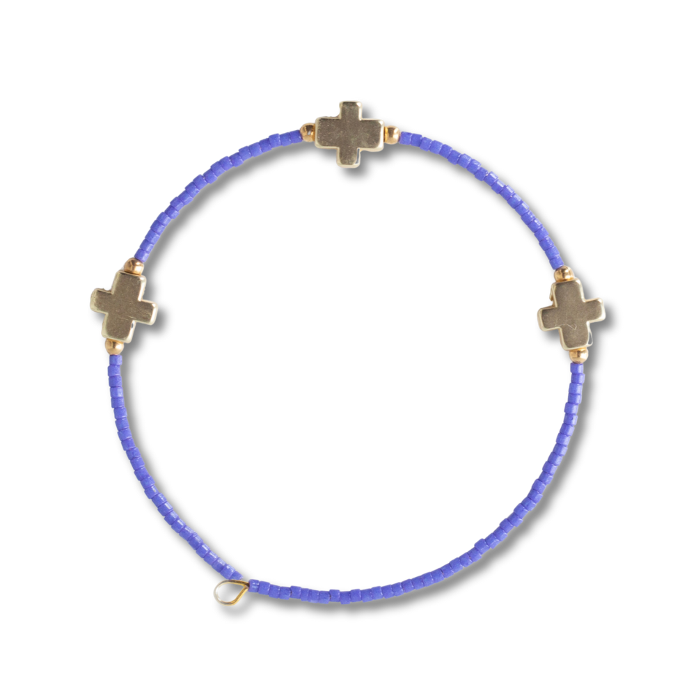 Faithful Bangles in Periwinkle--Lemons and Limes Boutique