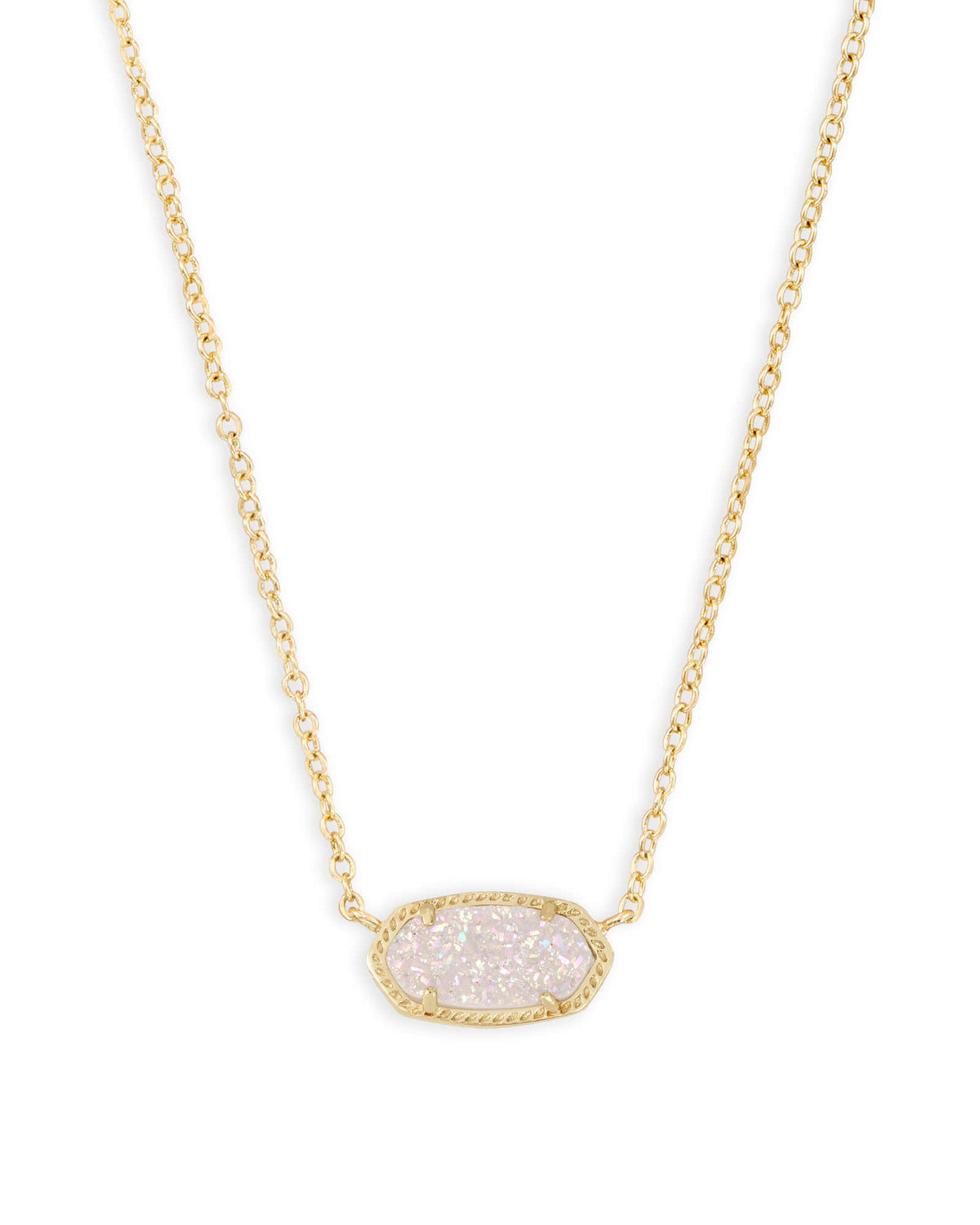 Elisa 20" Gold Pendant Necklace in Gold Iridescent by Kendra Scott-Lemons and Limes Boutique