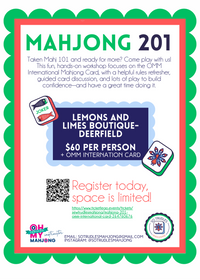 MAHJ in Navy on Ice Blue Crewneck-Lemons and Limes Boutique