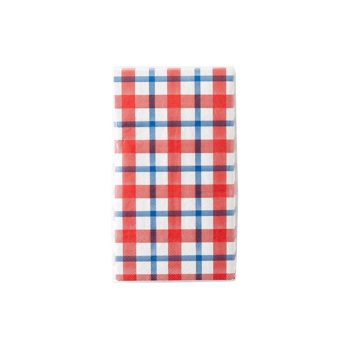 Striped Plaid Paper Guest Towel Napkin--Lemons and Limes Boutique