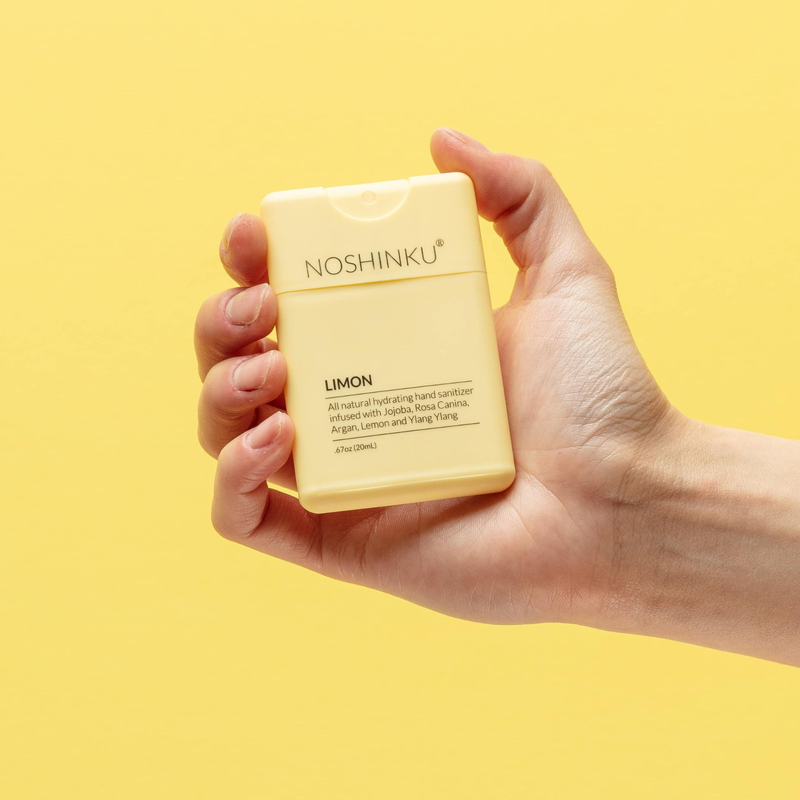 Refillable Lemon Ylang-Ylang Moisturizing Pocket Sanitizer-Lemons and Limes Boutique