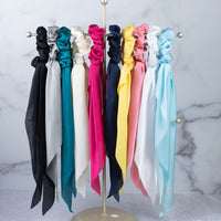 Solid Satin Hair Scarf: 10 Colors Available-Hair Accessories-Lemons and Limes Boutique