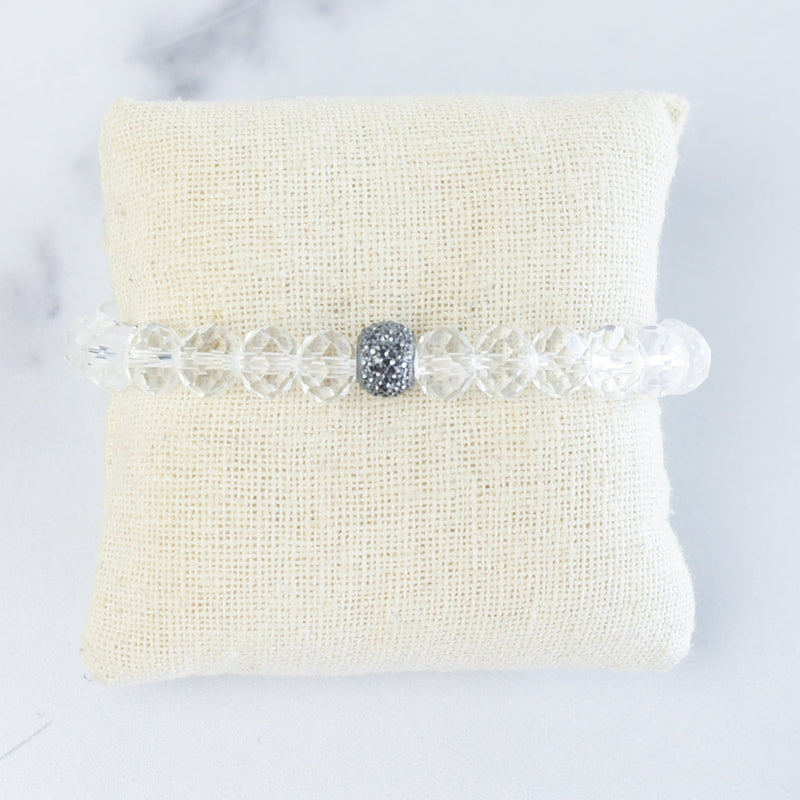Darby Stretch Bracelet-Clear-Lemons and Limes Boutique